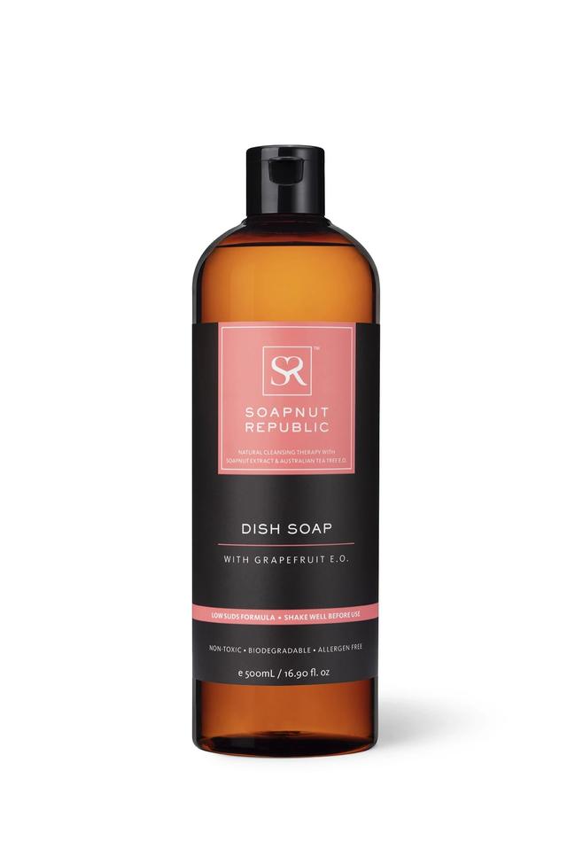 Naturally and effectively removes food residue and strong grease. Only small quantity required, less rinsing as soapnut produces lower suds, gentle on skin, perfect for sensitive skin like Ezcema. Forget gloves, eco-friendly, and completely safe for kids and baby utensils