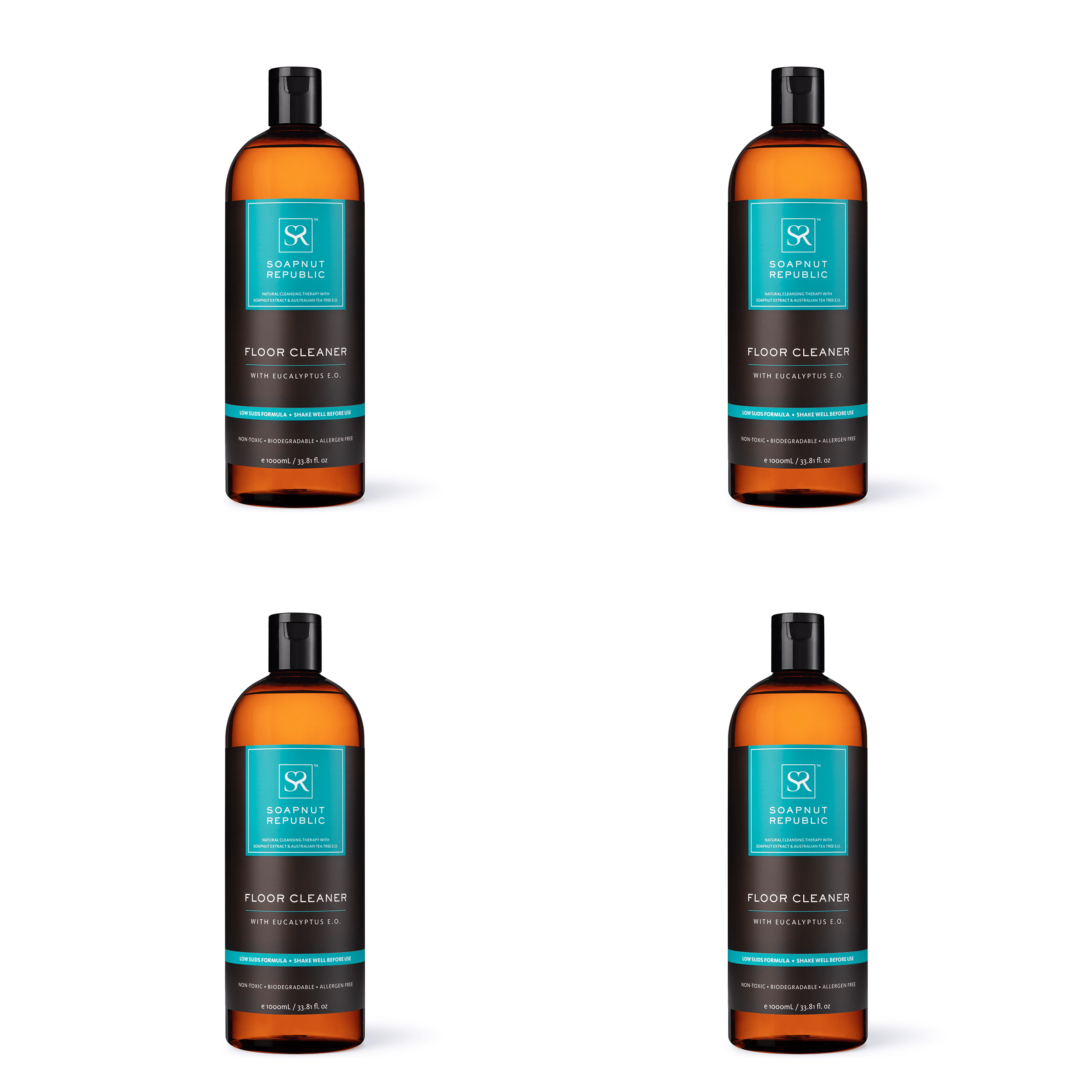 Natural Household Cleaning Floor detergent, Infused with eucalyptus essential oil to eliminate dirt, grime and germs from your floor. Does not damage wax or other protective coatings, for all floor types. Non-toxic formulation, Eco-friendly and safe for babies & kids running around at home.