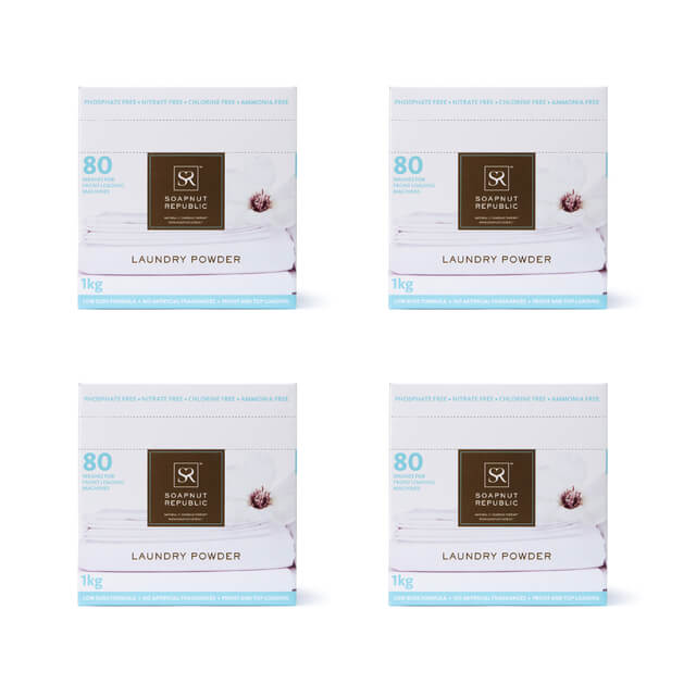 Low suds, non-toxic, completely natural ingredients is perfect for sensitive skin and completely safe for newborns and baby. Naturally softening, hence no need for fabric softener. Our bestseller value for money laundry powder does not contain fillers, eco friendly and allergen free.