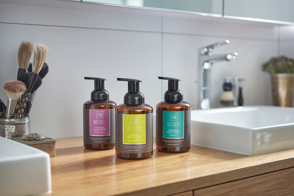 Soapnut Republic Foaming Hand Soap, antibacterial and moisturizing on your hands. Gentle on skin, which means you can forego the moisturizers. Kids totally love washing their hands with foaming soaps