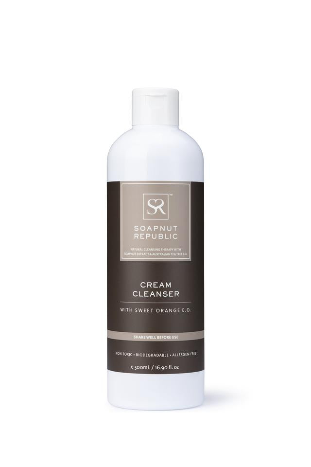 Natural Cream Cleanser effectively cleans without scratching. Gentle abrasive action naturally cleans, leaving surfaces sparkling and clean. Allergen free, non-toxic formulation promises toxic fume free, allergen free without artificial fragrance. Completely safe for your household.