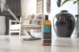 Natural Household Cleaning Floor detergent, Infused with eucalyptus essential oil to eliminate dirt, grime and germs from your floor. Does not damage wax or other protective coatings, for all floor types. Non-toxic formulation, Eco-friendly and safe for babies & kids running around at home.