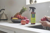 Natural Fruit & Vegetable wash cleaner effectively removes toxic chemicals, wax, other nasties ensuring your fresh produces are clean and safe for consumption. Completely natural and safe for you and your family.